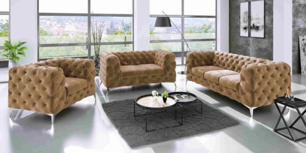 Luxury Italian chesterfield 3+2