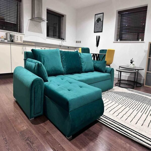 Berlin Corner Ottoman Sofa Bed