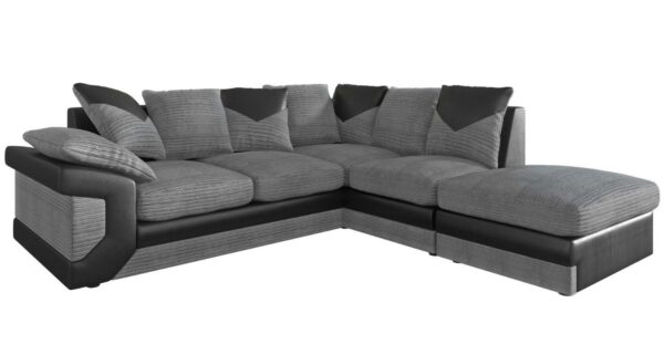 Dino Jumbo Cord Fabric Sofa - (L shape, corner sofa)
