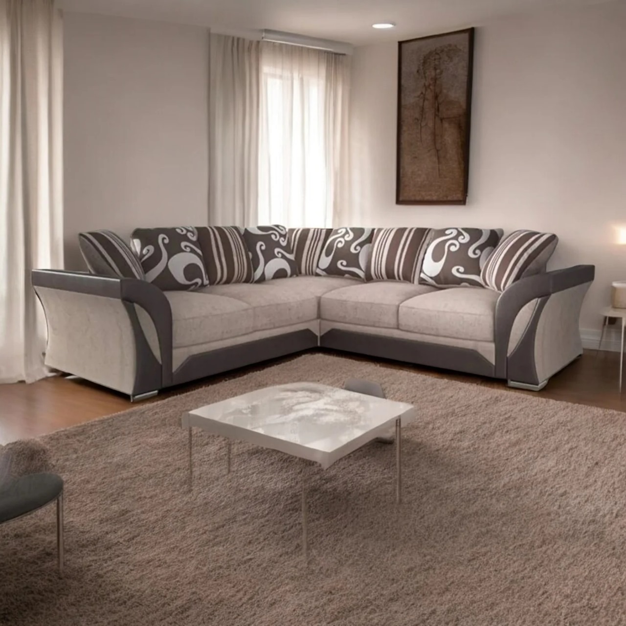 Shannon Corner Sofa: Modern Comfort and Style