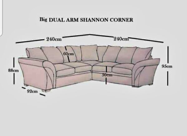 Shannon Corner Sofa: Modern Comfort and Style