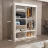 Milan Mirror Sliding Door Wardrobe