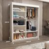 Milan Mirror Sliding Door Wardrobe