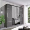 Oslo Mirror Bedroom Sliding Wardrobe