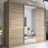 Lyon Modern Mirrored Sliding Door Wardrobe