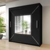 Modern Venice 2-Door Sliding Mirror Wardrobe