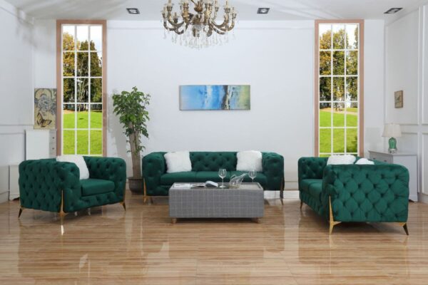 Luxury Italian chesterfield 3+2