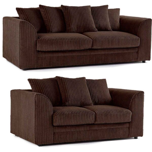 Dylan Jumbo Cord Fabric Sofa - (3+2 Sofa Set)