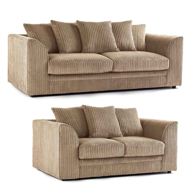 Dylan Jumbo Cord Fabric Sofa - (3+2 Sofa Set)