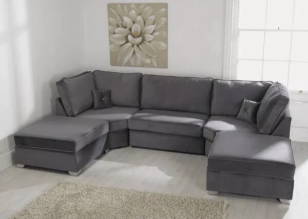 Luxurious Large Bishop U-Shape Sofa with Customizable Options