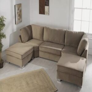 Luxurious Large Bishop U-Shape Sofa with Customizable Options