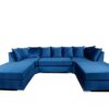 Luxurious Large Bishop U-Shape Sofa with Customizable Options
