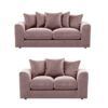 Dylan Plush velvet Fabric Sofa - (3+2 Sofa Set)