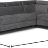Modern L-Shaped ARTIC Sofa Bed with Chaise