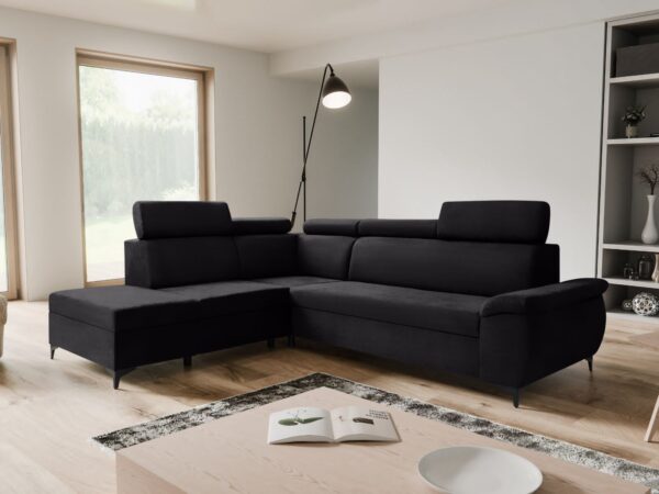 ARTIC Corner Sofa Bed with Storage & Pull-Out Bed