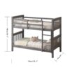 The Versatile Single Wooden Bunk Bed