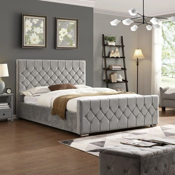 Florida Upholstered Bed Frame – Stylish, Durable & Customizable Luxury Bed