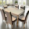 Turkish White Table with 4-6 Chairs