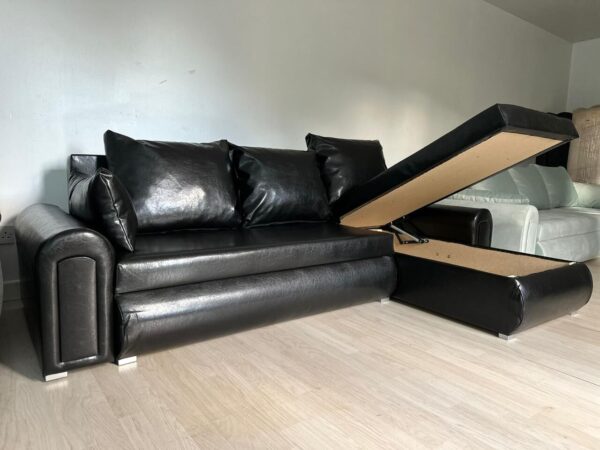 Leather Berlin Ottoman Sofa Bed