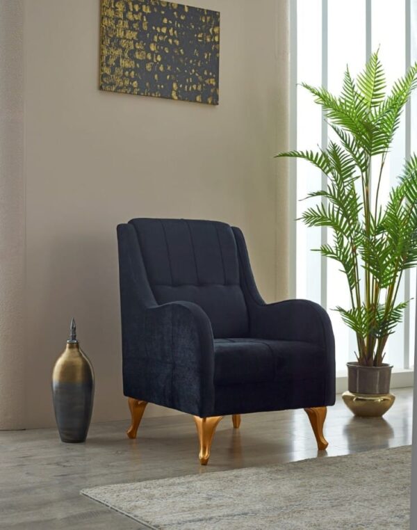 Kuzey Sofa Bed – Gold-Toned Elegance