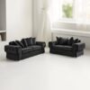 Verona Chesterfield Velvet Sofa – Luxury 2 & 3 Seater Set